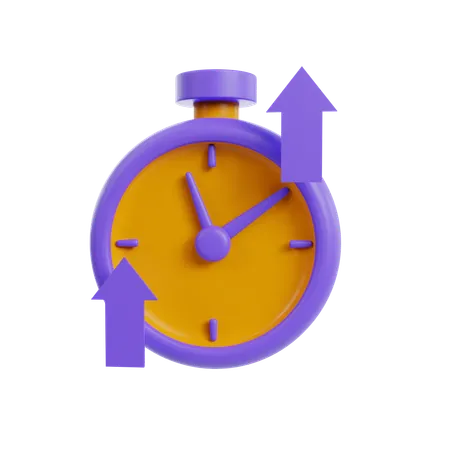 Gerenciamento de tempo  3D Icon