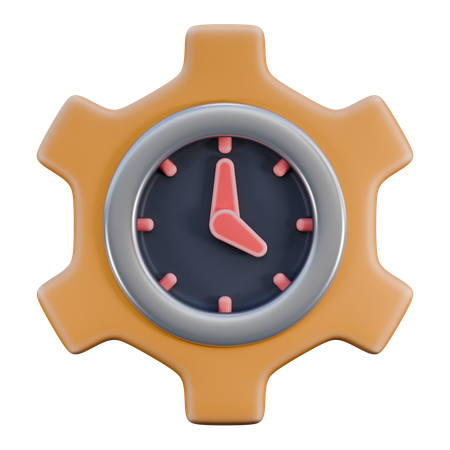 Gerenciamento de tempo  3D Icon