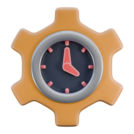 Gerenciamento de tempo  3D Icon