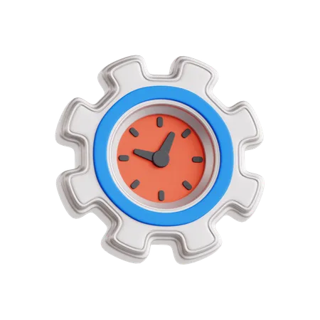 Gerenciamento de tempo  3D Icon