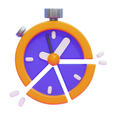 Gerenciamento de tempo  3D Icon