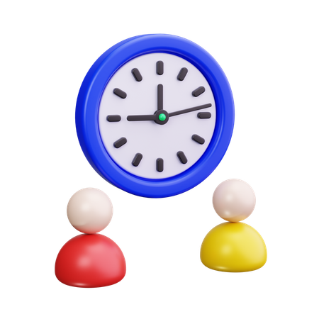 Gerenciamento de tempo  3D Icon