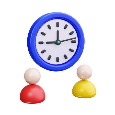 Gerenciamento de tempo  3D Icon