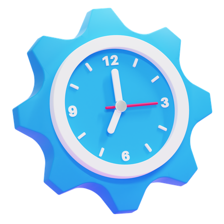 Gerenciamento de tempo  3D Icon