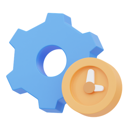 Gerenciamento de tempo  3D Icon