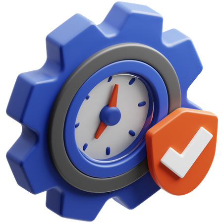 Gerenciamento de tempo  3D Icon