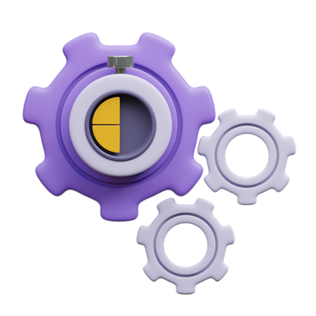 Gerenciamento de tempo  3D Icon