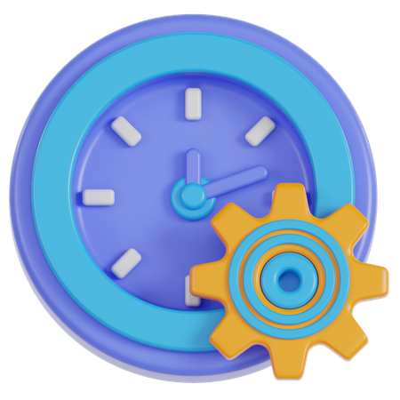 Gerenciamento de tempo  3D Icon