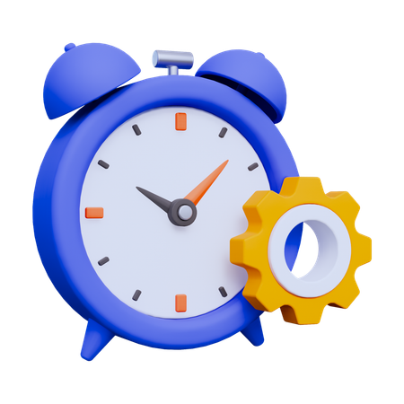 Gerenciamento de tempo  3D Icon