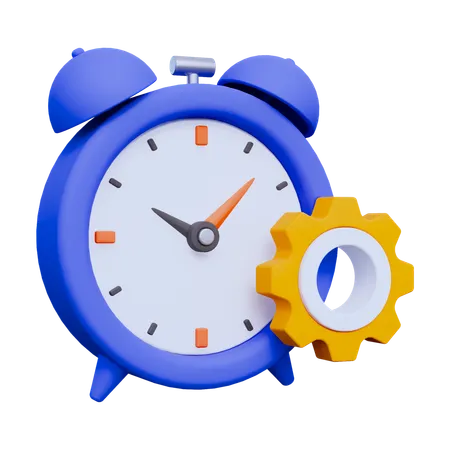 Gerenciamento de tempo  3D Icon