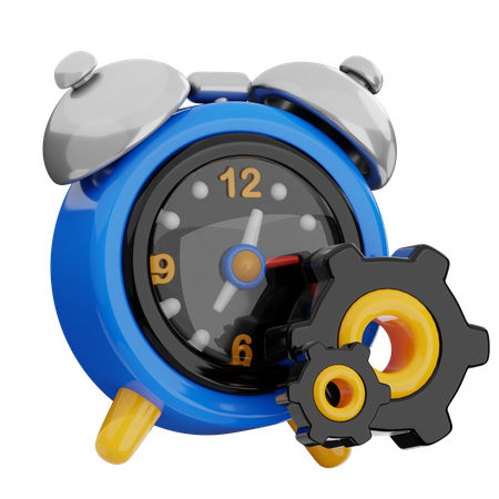 Gerenciamento de tempo  3D Icon