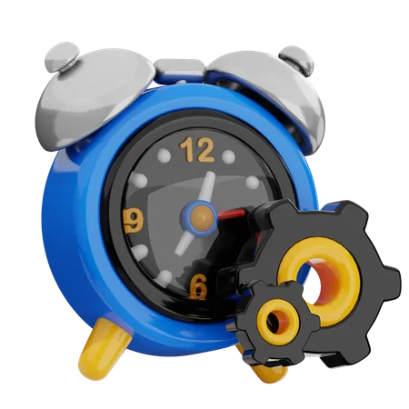 Gerenciamento de tempo  3D Icon