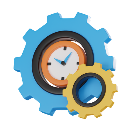 Gerenciamento de tempo  3D Icon