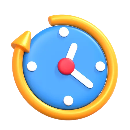 Gerenciamento de tempo  3D Icon