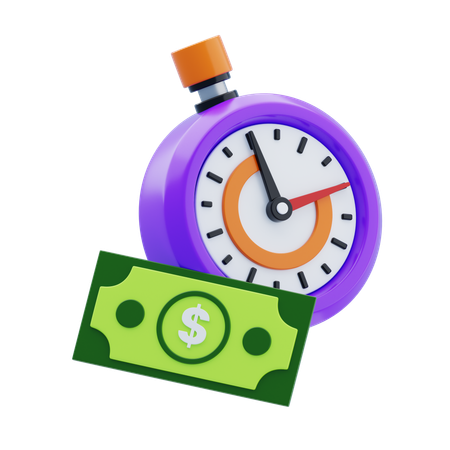 Gerenciamento de tempo  3D Icon