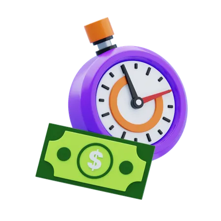 Gerenciamento de tempo  3D Icon