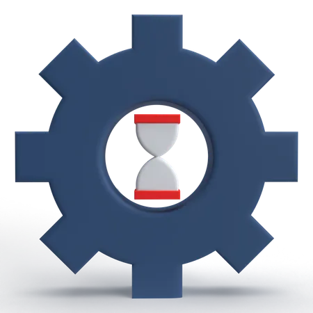 Gerenciamento de tempo  3D Icon