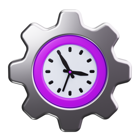 Gerenciamento de tempo  3D Icon