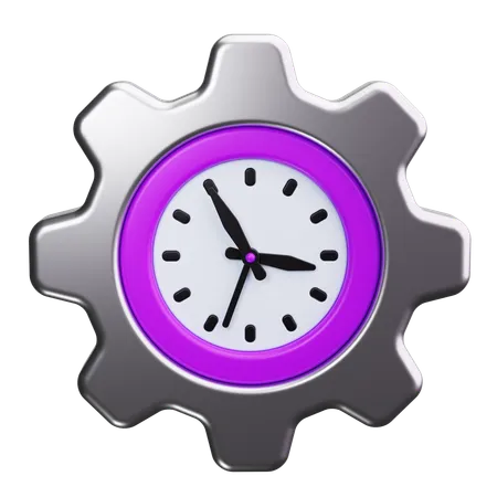 Gerenciamento de tempo  3D Icon