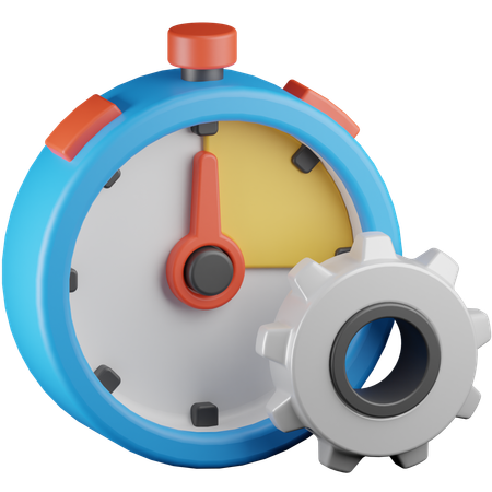 Gerenciamento de tempo  3D Icon