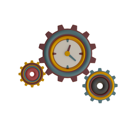Gerenciamento de tempo  3D Icon