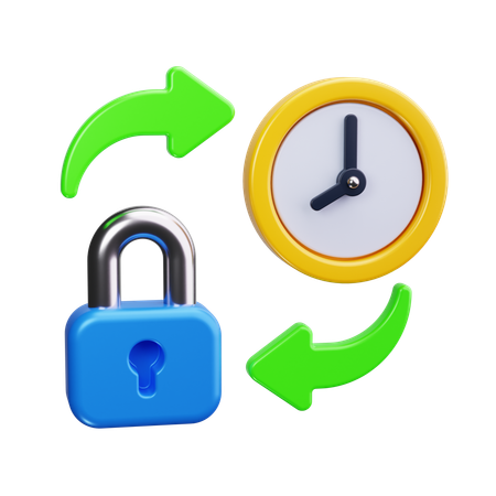 Gerenciamento de tempo  3D Icon