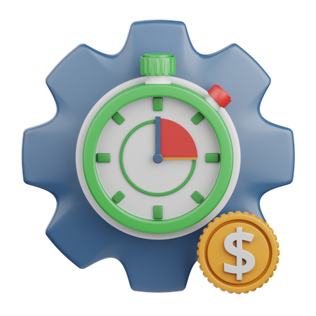 Gerenciamento de tempo  3D Icon