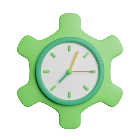 Gerenciamento de tempo  3D Icon