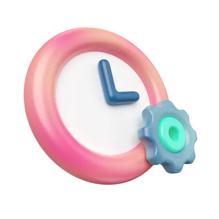 Gerenciamento de tempo  3D Icon