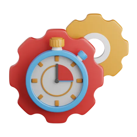 Gerenciamento de tempo  3D Icon