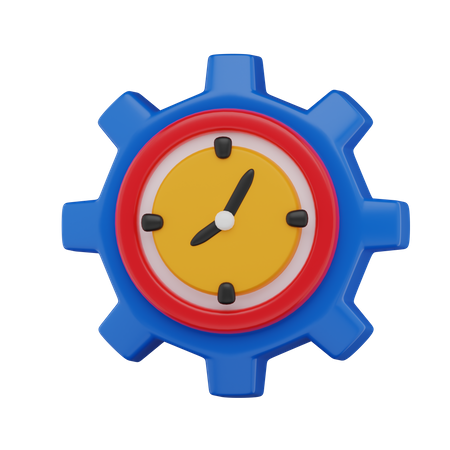 Gerenciamento de tempo  3D Icon