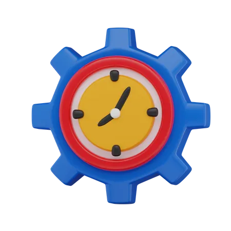 Gerenciamento de tempo  3D Icon