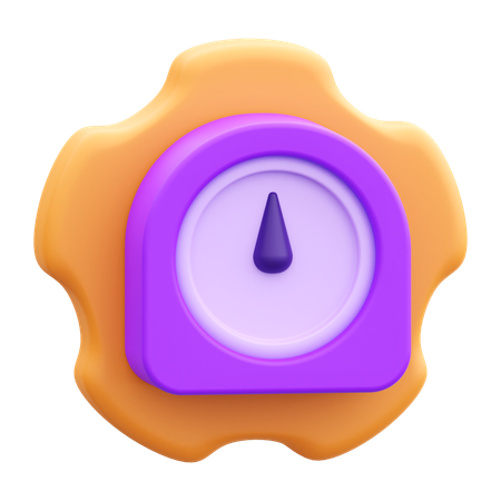 Gerenciamento de tempo  3D Icon