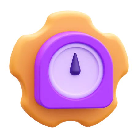 Gerenciamento de tempo  3D Icon