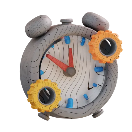 Gerenciamento de tempo  3D Icon