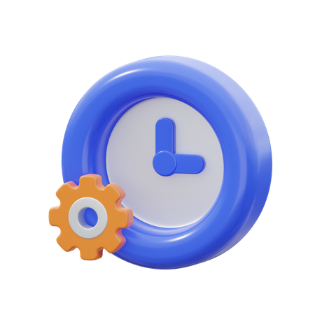 Gerenciamento de tempo  3D Icon