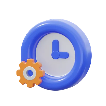 Gerenciamento de tempo  3D Icon