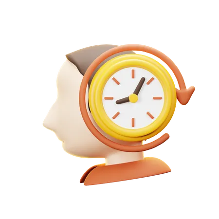 Gerenciamento de tempo  3D Icon