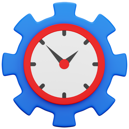 Gerenciamento de tempo  3D Icon