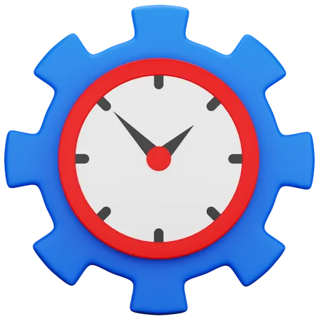 Gerenciamento de tempo  3D Icon