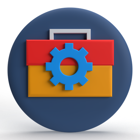 Gerenciamento de Trabalho  3D Icon