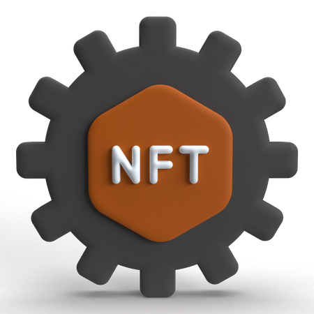 Gerenciamento de NFT  3D Icon