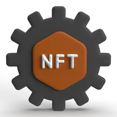 Gerenciamento de NFT  3D Icon