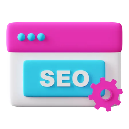 SEO de gerenciamento  3D Icon