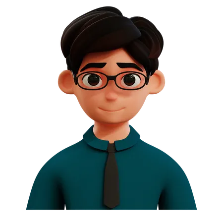 Avatar de gerente de RH  3D Icon