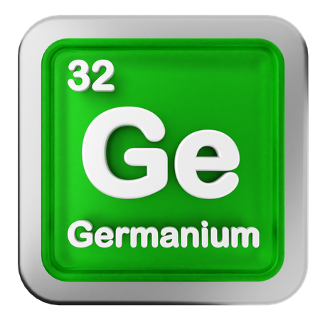 Germanium-Periodensystem  3D Icon