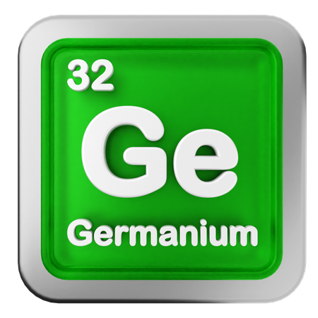 Germanium Periodic Table  3D Icon