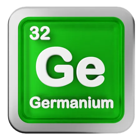 Germanium Periodic Table  3D Icon