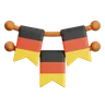 Germany Garland Flag