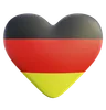 Germany Heart Flag